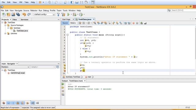 Using the Ternary Operator in Java смотреть онлайн