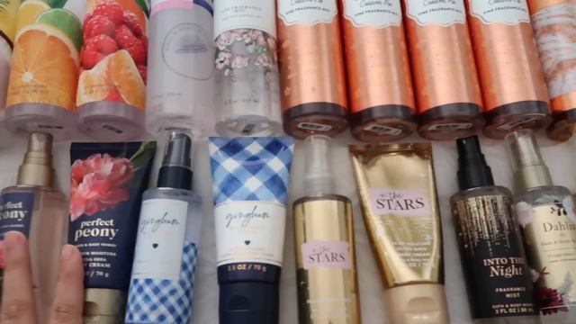 MY BATH AND BODY WORKS BODY CARE COLLECTION | MISTS, LOTIONS, SHOWER GELS + MORE смотреть онлайн