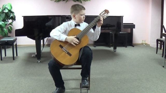 ГУО"ДШИ им Г.Р.Ширмы г.Пружаны". Кулапин Александр 2класс,гитара(9лет) Учитель Бортновская С.Н. смотреть онлайн