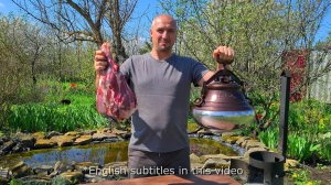 Узбекский плов с Бараниной - в Афганском казане