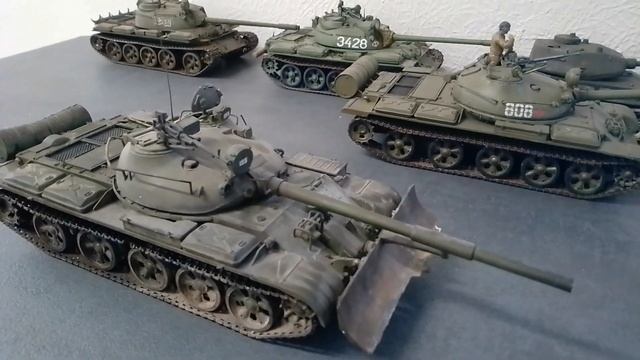 МОДЕЛИ ТАНКОВ Т44, Т55, Т62, Т64 и их модификации. Обзор и сравнение смотреть онлайн