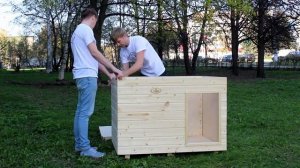 Будка для вольера. Сборка будки для собаки своими руками