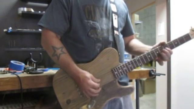 Mike Gee Kustoms Holy Grail Pine Barncaster Built with Fender Telecaster Parts смотреть онлайн
