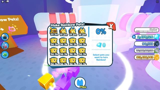 Эксперимент по Темной материи в роблокс Пет Симулятор Х смотреть онлайн