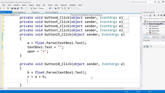 Calculator using c#, a windows form application смотреть онлайн