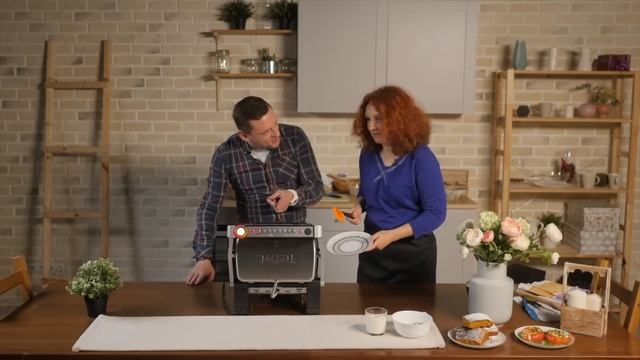 Обзор с экспертом электрогриля Tefal Optigrill+ GC712D34 смотреть онлайн