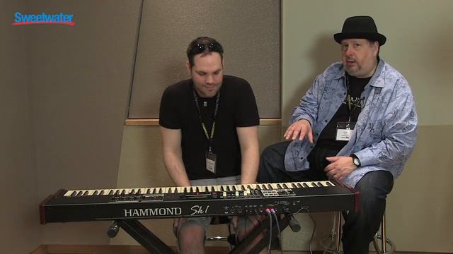 Hammond SK1-88 Portable Piano/Organ Demo at GearFest '13 - Sweetwater Sound смотреть онлайн