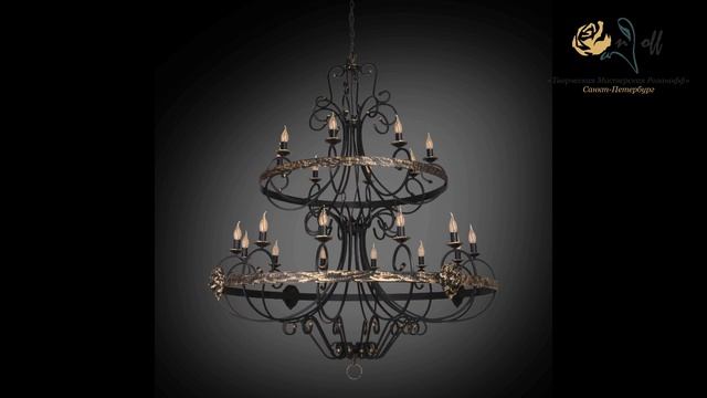 Разводка на двойное включение по ярусам , больших люстр коллекций  