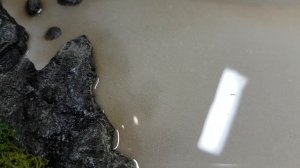 Берег моря из эпоксидной смолы.  Обзор трех видов  песка под смолой.