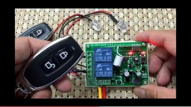 Настройка дистанционного двухканального выключателя с AliExpress смотреть онлайн