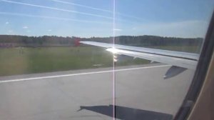 Airbus A321 Когалымавиа (Metrojet) Взлет из аэропорта Пулково