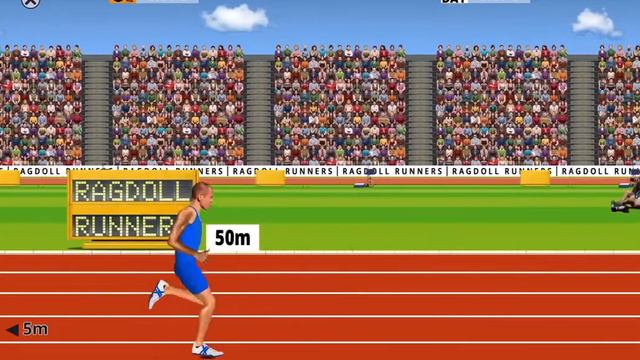 【Unofficial WR】8.55s Ragdoll runners medium 100m смотреть онлайн