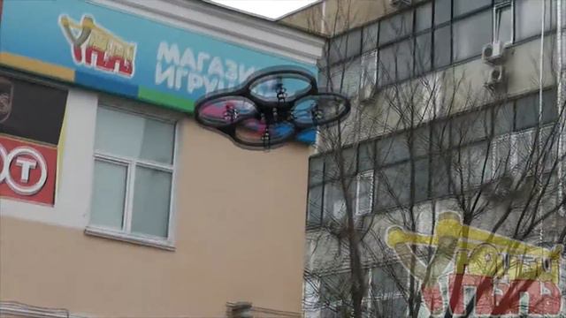 Обзор квадрокоптера V666N FPV запуск на улице смотреть онлайн