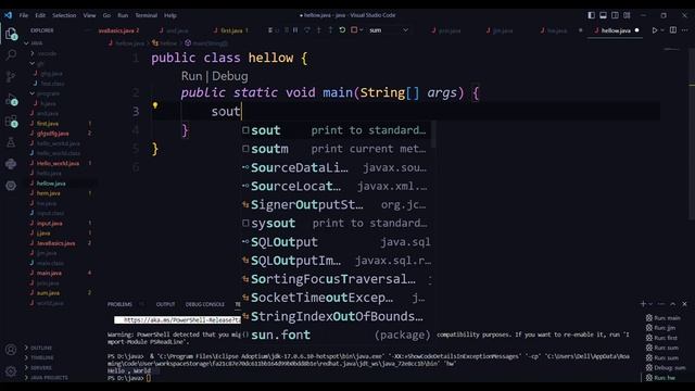 Java Programming Language | Learn Java Programming | Problem1 Print Hello World смотреть онлайн