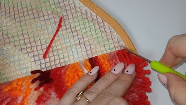 Ковер своими руками. Часть 2. Процесс, нюансы. Обзор набора с Aliexpress смотреть онлайн