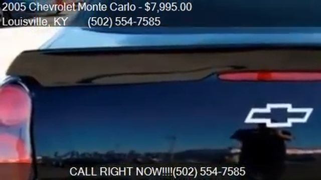 2005 Chevrolet Monte Carlo Supercharged SS for sale in Louis смотреть онлайн