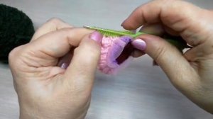 Вязание крючком в технике Фриформ. Новый элемент. Часть 1