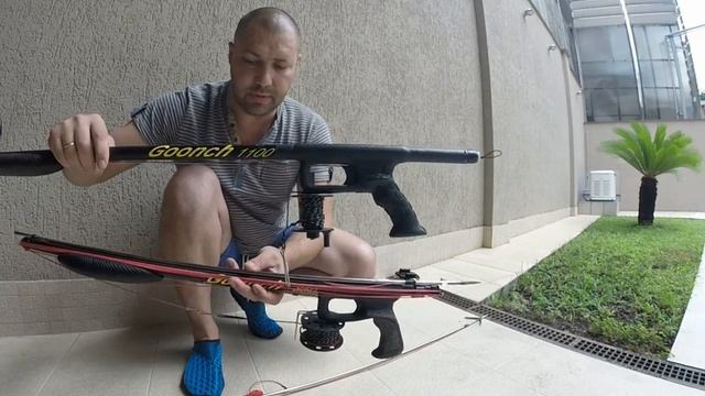 Подводное беспоршневое ружьё из титана Goonch -850 carbon 2016 смотреть онлайн