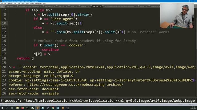 Python Code - Headers for Web Scraping (Scrapy or Requests Dictionary) смотреть онлайн
