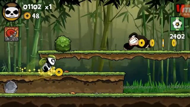 Panda Run - runner game смотреть онлайн