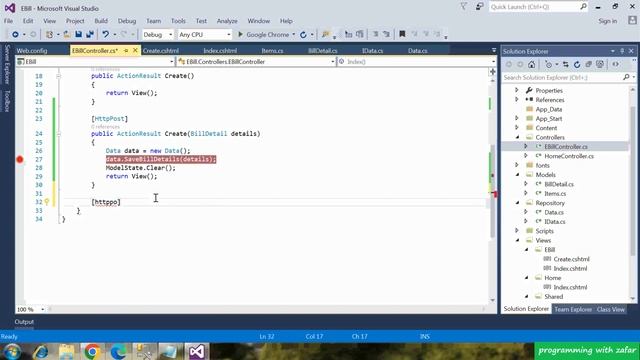 E-Bill Project in ASP.NET MVC With Database | ASP.NET MVC Project смотреть онлайн