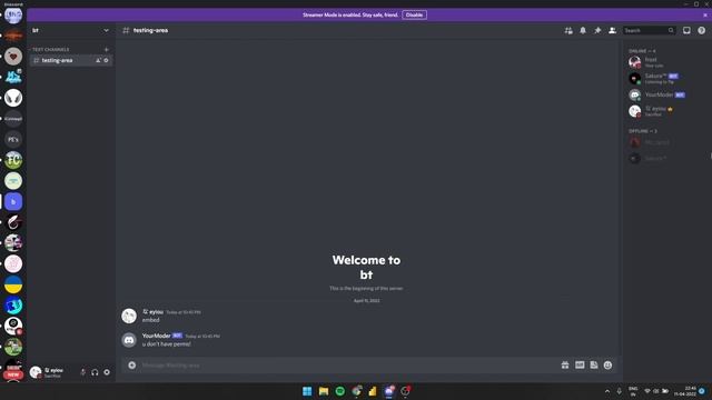 Discord Embeds | How You Make Your Bot Send Embed Where You Need a Specific Role To Access The Embe смотреть онлайн