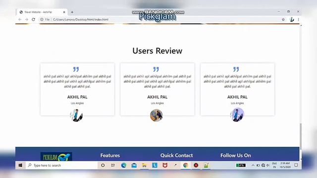 Website development HTML,CSS, BOOTSTRAP смотреть онлайн