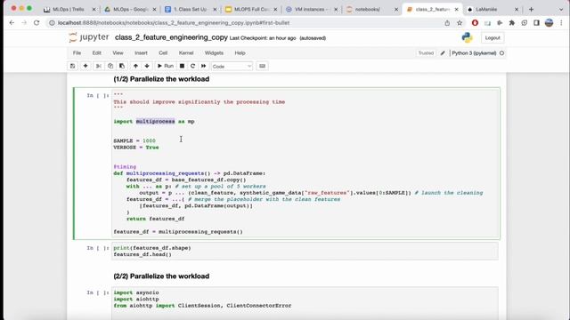 2.2 Live Coding (1/2) - Multiprocessing, AsyncIO, Custom Features смотреть онлайн