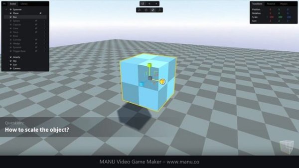 MANU Video Game Maker - Getting Started Guide