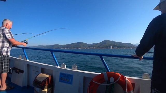 ЛАЗАРЕВСКОЕ. РЫБАЛКА НА ТЕПЛОХОДЕ "БЕРКУТ". РУСАЛКИ В МОРЕ/FISHING смотреть онлайн