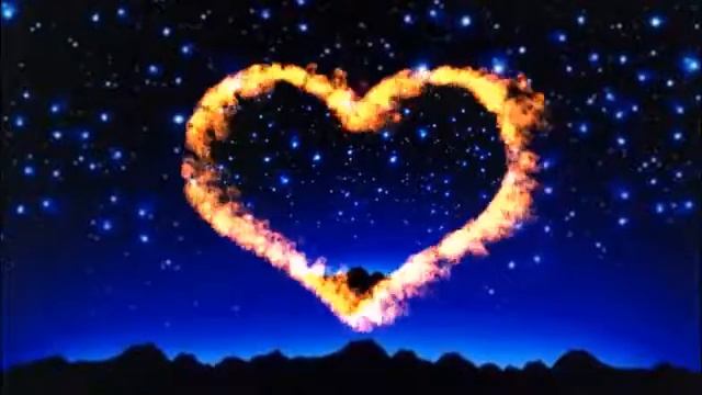 Футаж Огненное сердце Для видеомонтажа смотреть онлайн