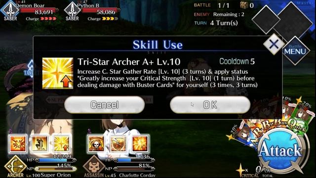 [FGO] Lostbelt 5 Atlantis | Chapter 2-2 Python & Demon Boar Battle | No Commentary смотреть онлайн