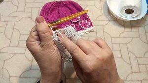 Летняя шапочка для девочки вязаная крючком. МК. Ч. 1