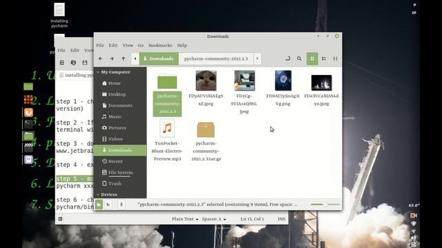 how to install Pycharm in Ubuntu|| linux machines || based on linux mint смотреть онлайн