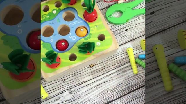 Развивающие игрушки "Магнитная рыбалка 3в1" смотреть онлайн