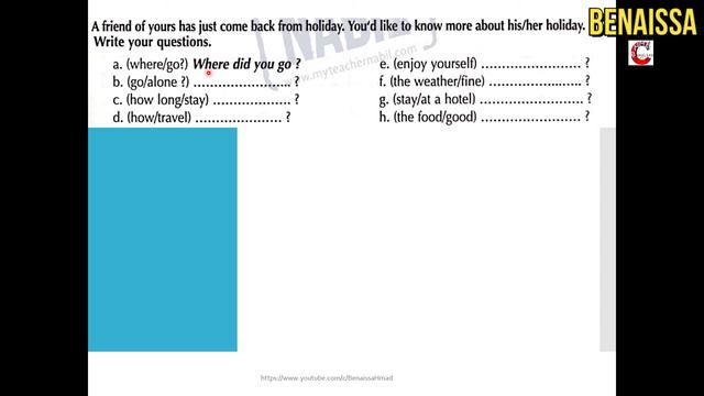 الأولي باك Unit1 Education lesson Grammar Past simple affirmative Negative and Interrogative form смотреть онлайн