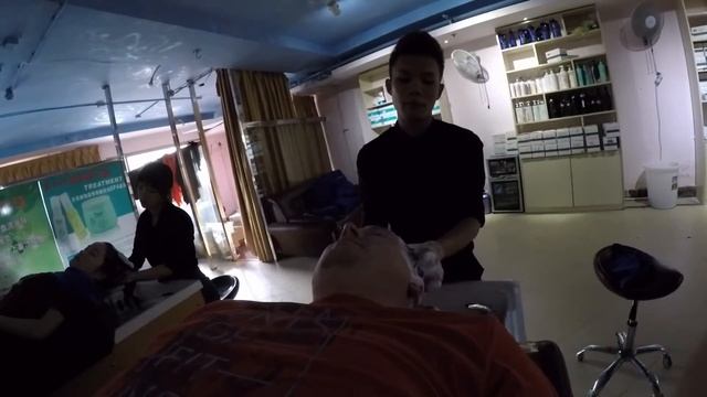 Парикмахерская в Китае, Гуанчжоу. Как можно подстричься без знания языка. смотреть онлайн