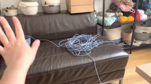 Как шить корзину из шнура | Прямые стенки | Корзина из шнура | Техника зиг заг | Хлопковая корзина