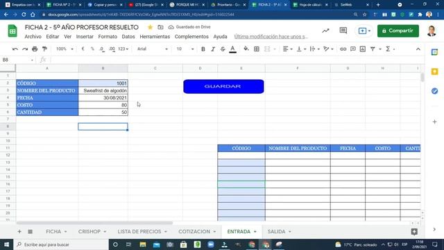 COMO HACER MACRO EN HOJA DE CALCULO DE GOOGLE смотреть онлайн