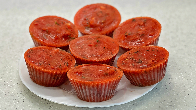 ??️ Томатный соус из помидоров и сладкого перца — заморозка на зиму смотреть онлайн