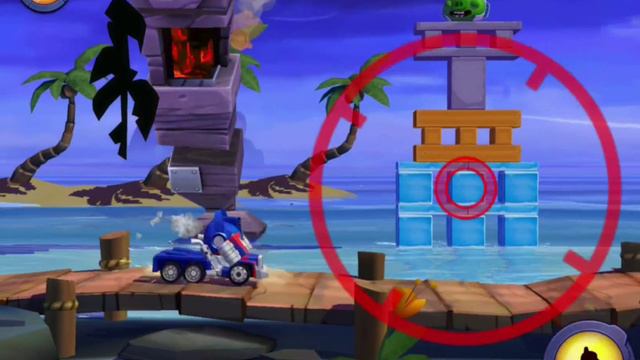 Angry Birds Transformers Red as Optimus Prime and Ultra Magnus 7 IOS Walkthrough смотреть онлайн