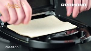 Мультипекарь, сменная панель RAMB-16, яблочный пирог, рецепт для мультипекаря REDMOND