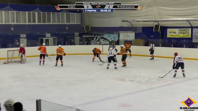 ХК Спарта VS ХК ТК Новгородская - Кубок АйсБерга 19/20 смотреть онлайн
