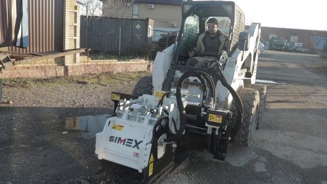 Навесная Фреза Бобкет Краснодар Аренда Ямочный Ремонт Подрезка Асфальта смотреть онлайн