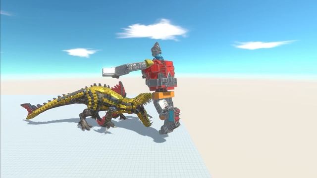 Hydrocynus attacked ARBS units - Animal Revolt Battle Simulator смотреть онлайн