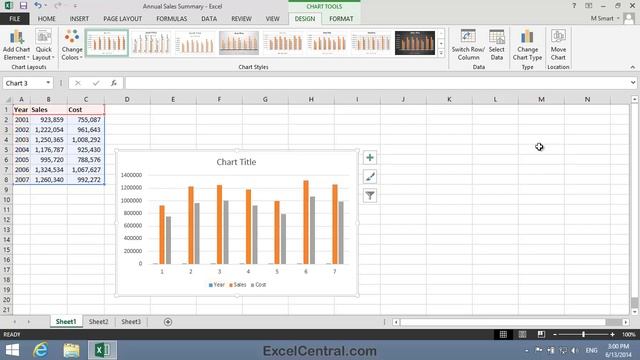 5-16: Use Numbers on the X Axis of an Excel Chart смотреть онлайн