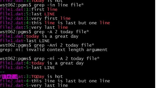 Unix Grep, Pipe смотреть онлайн