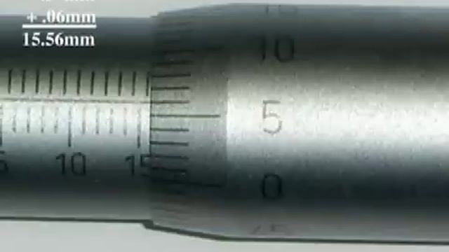 Reading a Metric Micrometer.mp4 смотреть онлайн