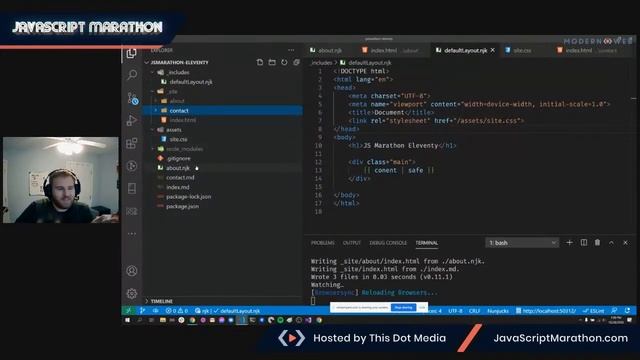 JavaScript Marathon: Getting started with Eleventy смотреть онлайн