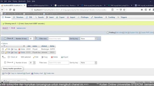 Belajar singkat koneksi PHP 7 ke database mariadb / mysql menggunakan mysqli pakai msqli extention. смотреть онлайн